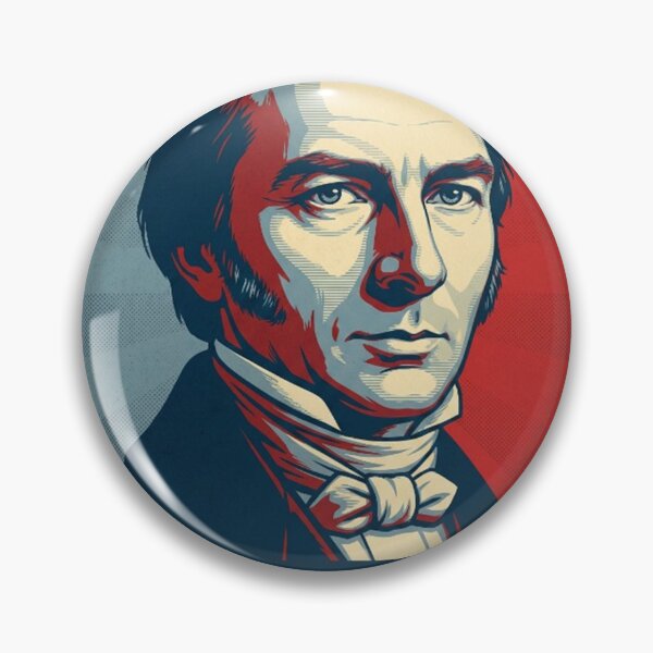 Item preview, Frederic Bastiat Hope Style Retro Poster Art designed and sold by Anya Byron.
