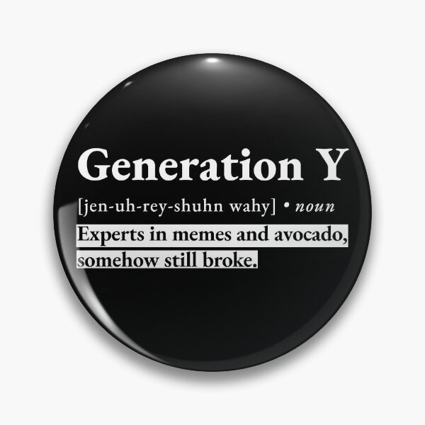 Item preview, Generation Y funny dictionary definition designed and sold by NeonTeePrint.