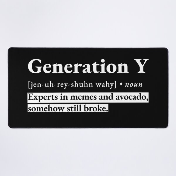 Item preview, Generation Y funny dictionary definition designed and sold by NeonTeePrint.