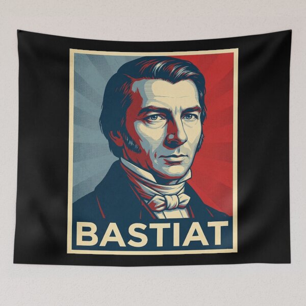 Item preview, Frederic Bastiat Hope Style Retro Poster Art  designed and sold by Anya Byron.