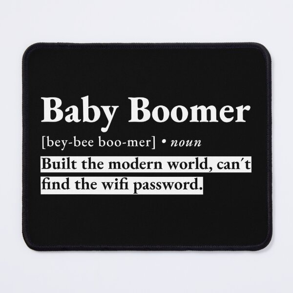 Item preview, Baby boomer funny dictionary definition designed and sold by NeonTeePrint.
