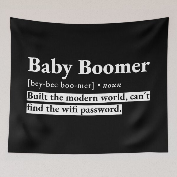 Item preview, Baby boomer funny dictionary definition designed and sold by NeonTeePrint.