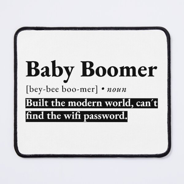Item preview, Baby boomer funny dictionary definition designed and sold by NeonTeePrint.
