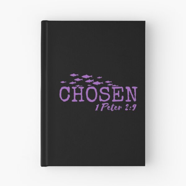 Item preview, Chosen – 1 Peter 2:9 Christian Typography - Purple Design designed and sold by MoriaStore.