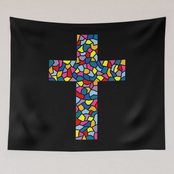 Item preview, DID OSDD Awareness Ribbon Cross Pattern designed and sold by bmzhwgfppqh13.
