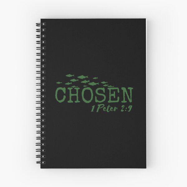 Item preview, Chosen – 1 Peter 2:9 Christian Typography - Green Design designed and sold by MoriaStore.