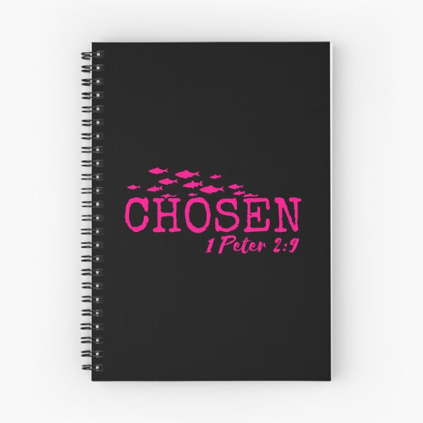 Item preview, Chosen – 1 Peter 2:9 Christian Typography - Pink Design designed and sold by MoriaStore.
