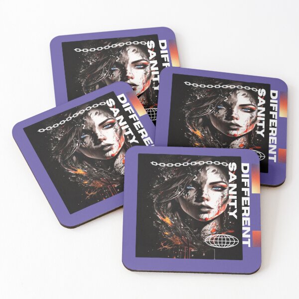 Item preview, Glitch Sanity Streetwear - Edgy Cyberpunk Girl Portrait designed and sold by SantoRichio.