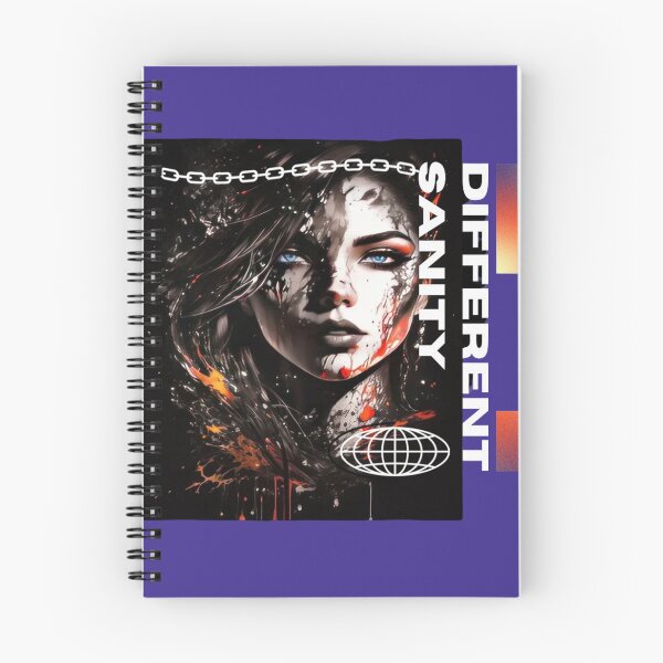 Item preview, Glitch Sanity Streetwear - Edgy Cyberpunk Girl Portrait designed and sold by SantoRichio.