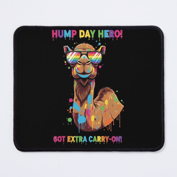 Item preview, Hump Day Hero Camel – Funny Rainbow Sunglasses Art designed and sold by LittleLoopArt.