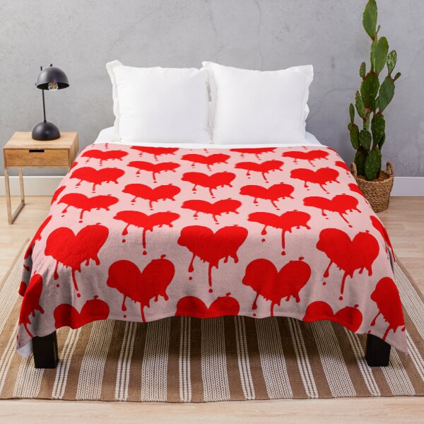 Item preview, Minimalist Dripping Blood Heart Shape Silhouette Isolated designed and sold by RS4you.