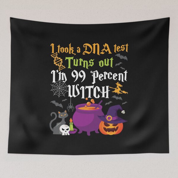 Item preview, Halloween Witch DNA Test 99 Percent Witch designed and sold by jaygo.
