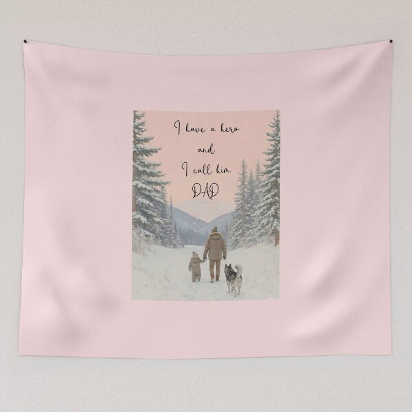 Item preview, My Dad is my Hero designed and sold by HeyyItsNikki.