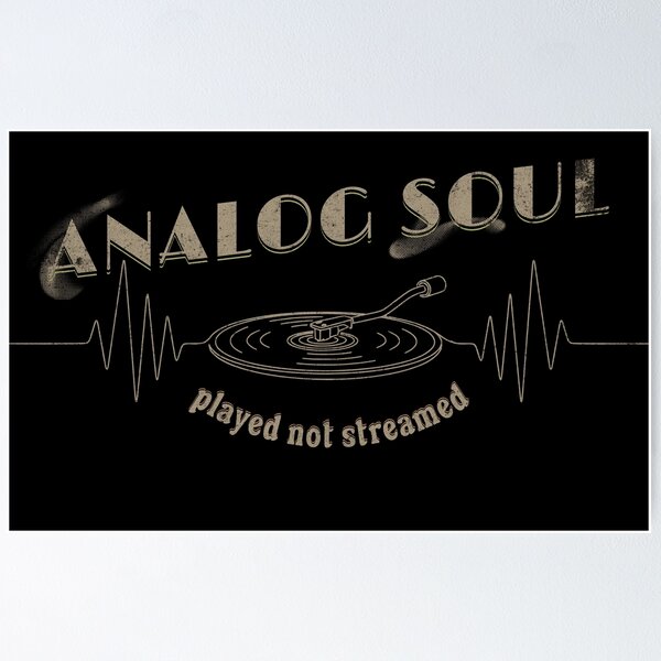 Item preview, Waveform to Vinyl — Analog Soul: Played Not Streamed designed and sold by Nacho Average Designs.