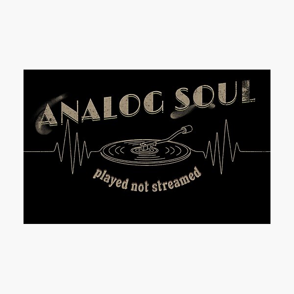 Item preview, Waveform to Vinyl — Analog Soul: Played Not Streamed designed and sold by Nacho Average Designs.
