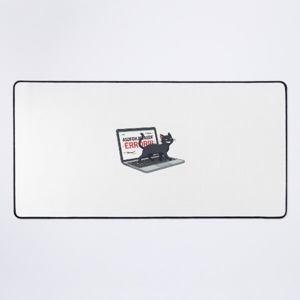 Item preview, Cat On Keyboard - Working From Home Chaos designed and sold by Cabeloxd.