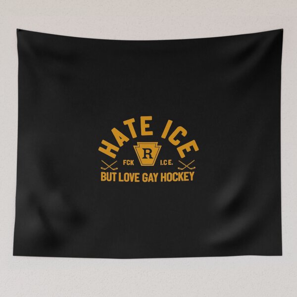 Item preview, Hate ICE But Love Gay Hockey designed and sold by delacerdaan.
