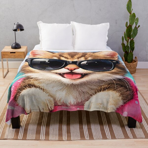 Item preview, Whimsical Cat Wearing Glasses Fine Art designed and sold by michelefole.