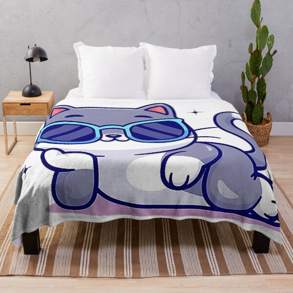 Item preview, Cute Cat Wearing Glasses Illustration designed and sold by michelefole.