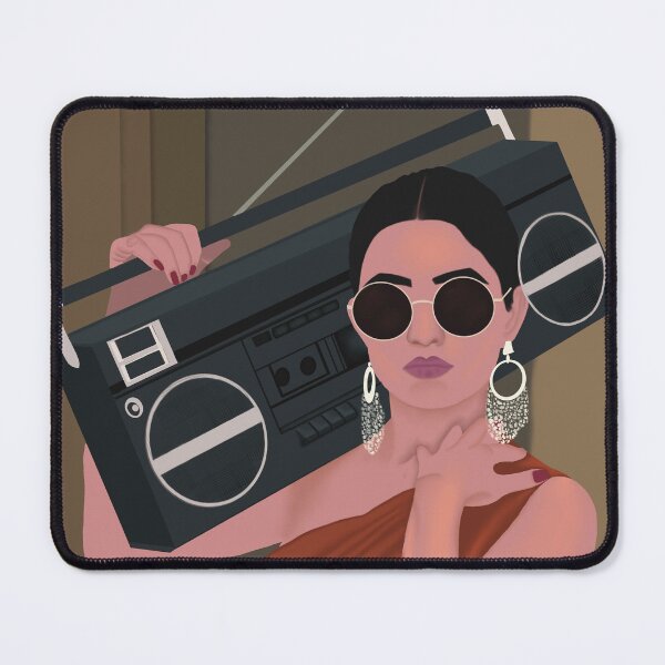 Item preview, Twin One boombox Girl designed and sold by lifecolorsandme.