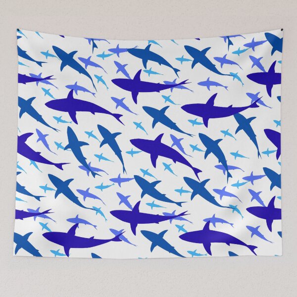 Item preview, Snappy School of Sharks  designed and sold by AnimaliaStar.