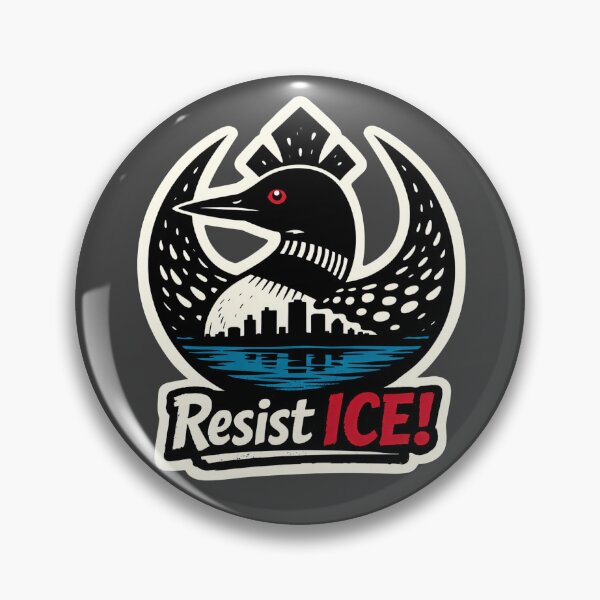 Item preview, Minneapolis Loon Rebel Scum Against ICE Protest Print designed and sold by PinUpPizzazz.