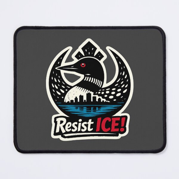 Item preview, Minneapolis Loon Rebel Scum Against ICE Protest Print designed and sold by PinUpPizzazz.