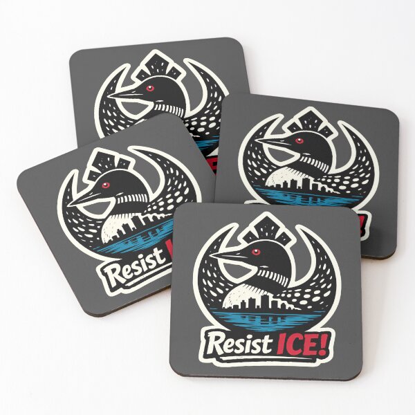 Item preview, Minneapolis Loon Rebel Scum Against ICE Protest Print designed and sold by PinUpPizzazz.