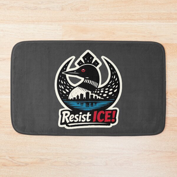 Item preview, Minneapolis Loon Rebel Scum Against ICE Protest Print designed and sold by PinUpPizzazz.