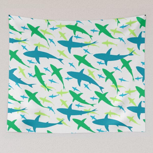 Item preview, Snappy School of Sharks  designed and sold by AnimaliaStar.