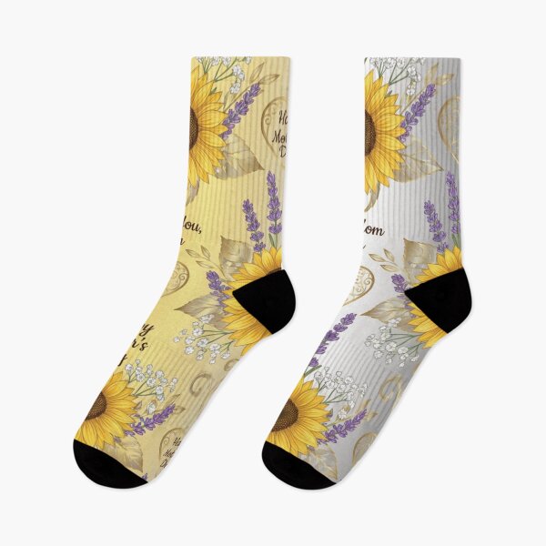 Item preview, Golden Mother’s Day Sunflower and Lavender Pattern designed and sold by DGtaLrtcom.