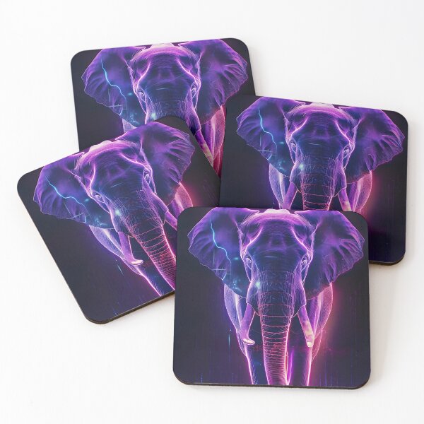 Item preview, Purple Neon Elephant designed and sold by N1ckiM1naj.
