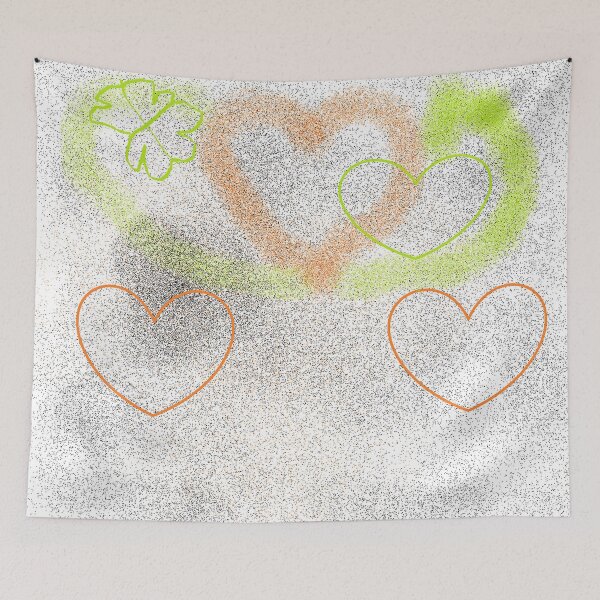 Item preview, Sweetness of Hearts: Minimalist Composition of Love and Luck designed and sold by Tommandjerry.