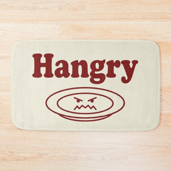 Item preview, Funny Hangry Definition Angry Empty Plate Foodie Design designed and sold by ELmestka.