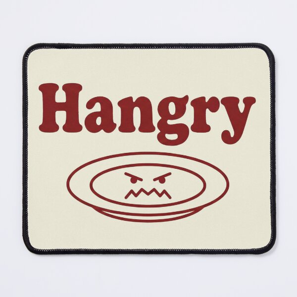 Item preview, Funny Hangry Definition Angry Empty Plate Foodie Design designed and sold by ELmestka.