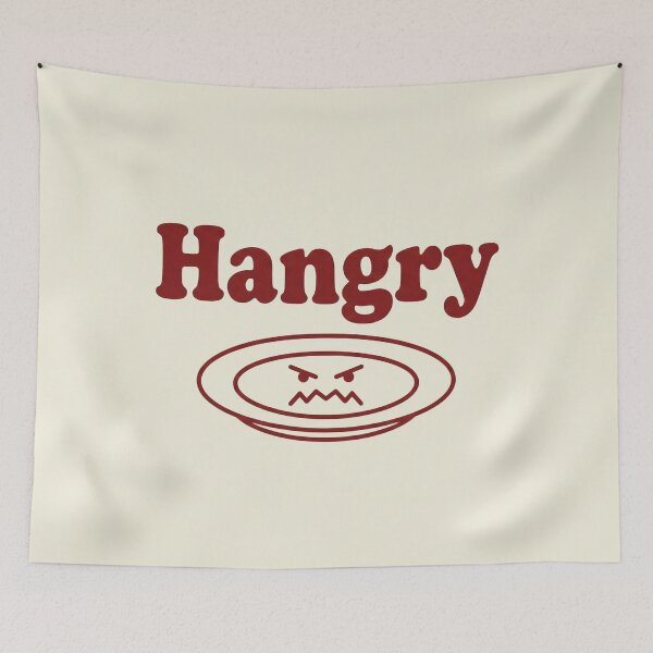 Item preview, Funny Hangry Definition Angry Empty Plate Foodie Design designed and sold by ELmestka.
