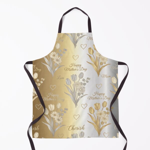 Item preview, Golden Mother’s Day Tulip and Daisy Bouquet Pattern designed and sold by DGtaLrtcom.