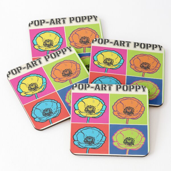 Item preview, Retro Pop Art Poppy designed and sold by SaltCraft.