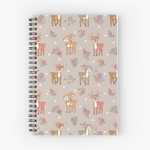 Item preview, Floral Deers in the forest (Brown) designed and sold by HarunaMcDesigns.