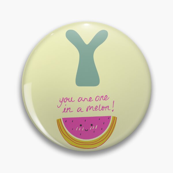 Item preview, Letter Y for HS Watermelon Pun - You Are One In A Melon Initial Aesthetic designed and sold by Dimu Co..