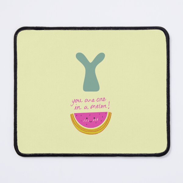 Item preview, Letter Y for HS Watermelon Pun - You Are One In A Melon Initial Aesthetic designed and sold by Dimu Co..