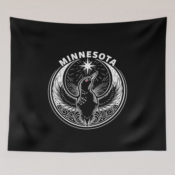 Item preview, rebel loon minnesota rebel minnesota resistance minnesota flag minnesota rebel loon resistance minnesota resistance flag rebel loon minnesota black flag - minnesota rebel loon flag designed and sold by JohathanHardin1.