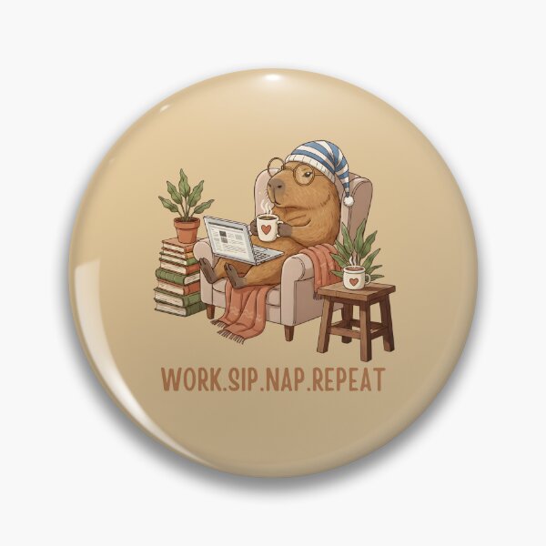 Item preview, The Ultimate Work-Life Balance Capybara designed and sold by draft & digital.