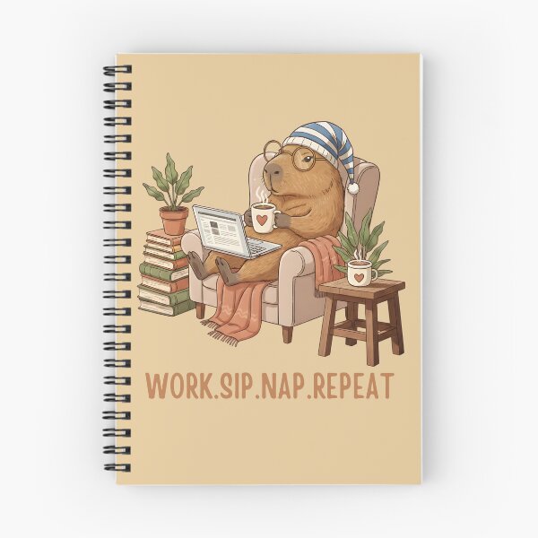Item preview, The Ultimate Work-Life Balance Capybara designed and sold by draft & digital.
