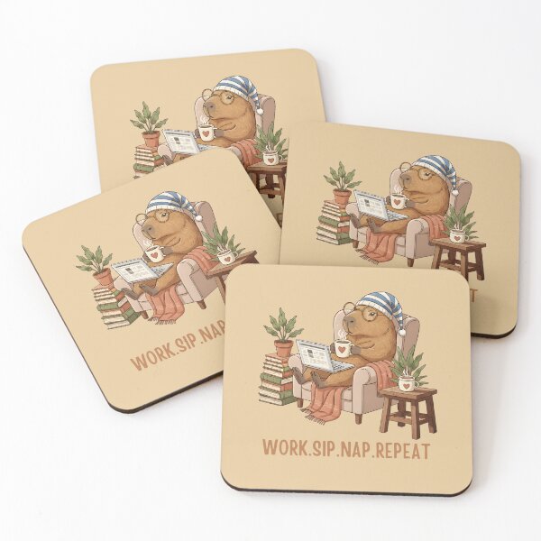 Item preview, The Ultimate Work-Life Balance Capybara designed and sold by draft & digital.