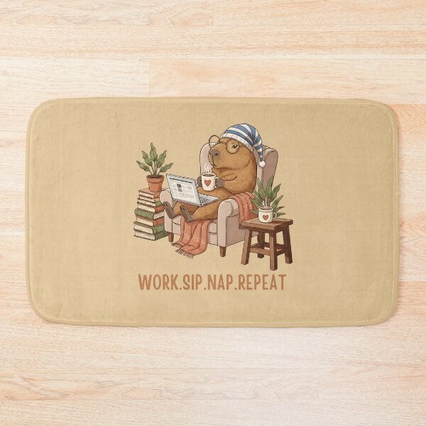 Item preview, The Ultimate Work-Life Balance Capybara designed and sold by draft & digital.