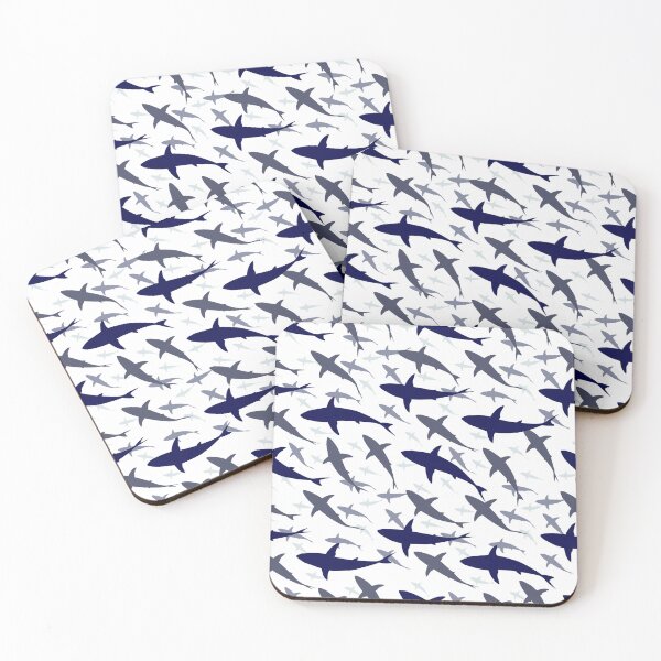 Item preview, Snappy School of Sharks  designed and sold by AnimaliaStar.