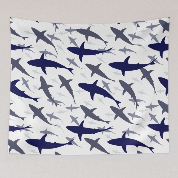Item preview, Snappy School of Sharks  designed and sold by AnimaliaStar.