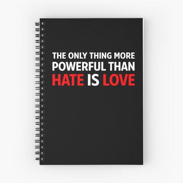 Item preview, The only thing more powerful than hate is love  designed and sold by margamPagenberg.