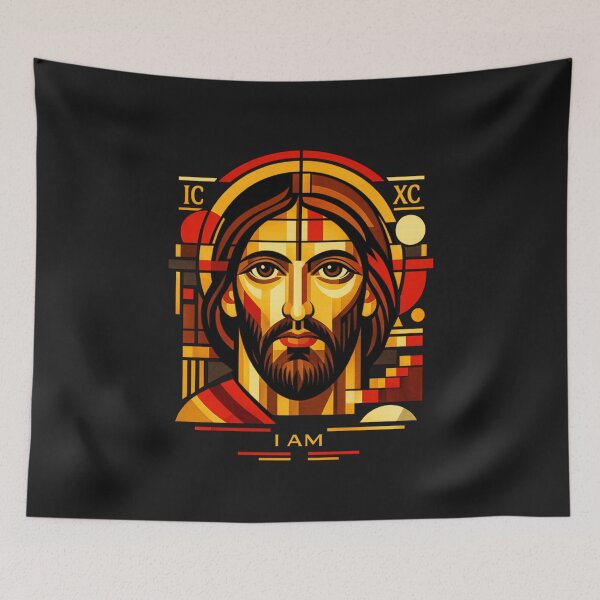 Item preview, I AM — Bauhaus Pantokrator designed and sold by Sanctum Icons.